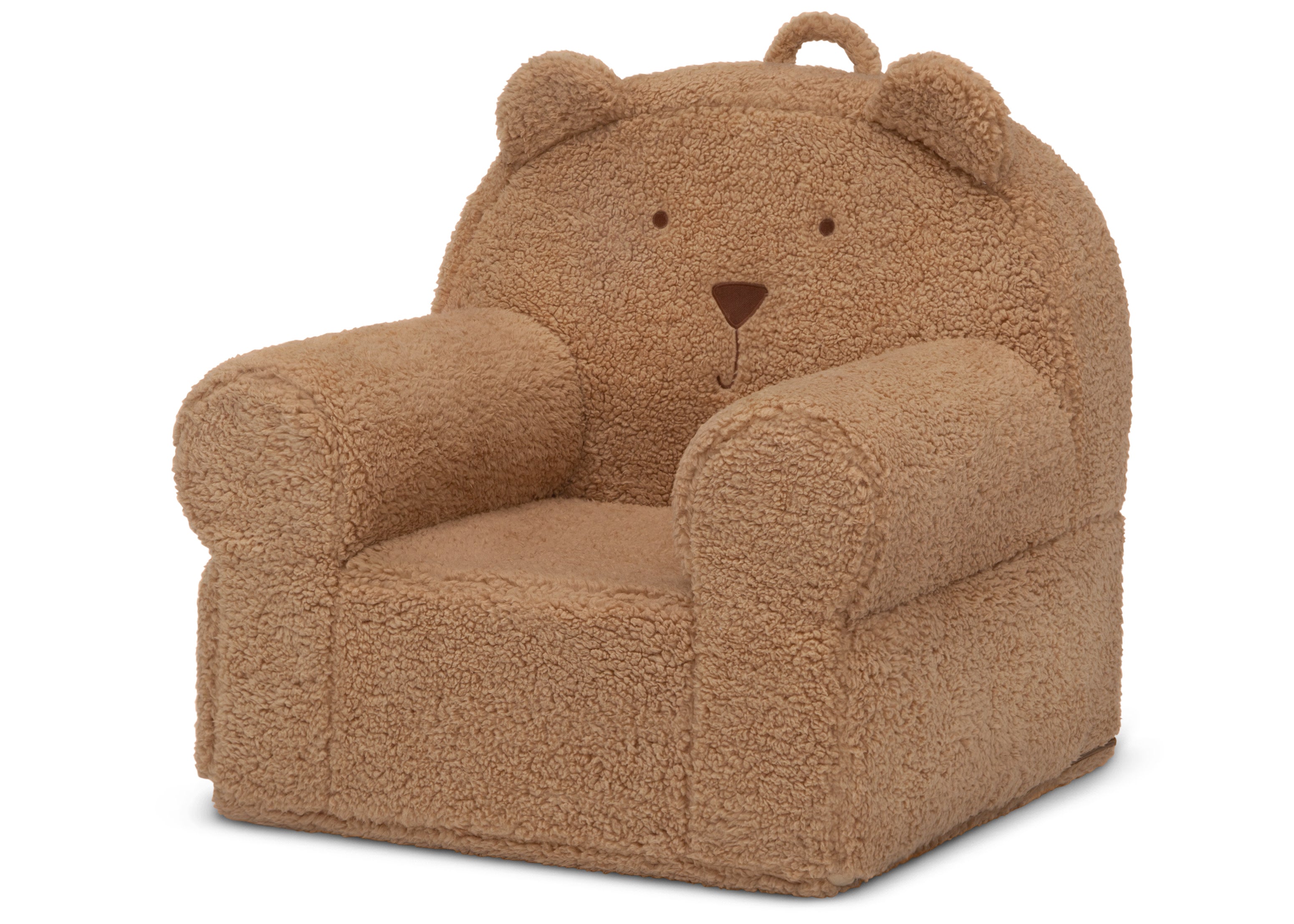Cozy BabyGap Sherpa Bear Chair - Soft Plush Kids Armchair for Nursery, Bedroom & Playroom - Perfect for Reading, Relaxing & Playtime