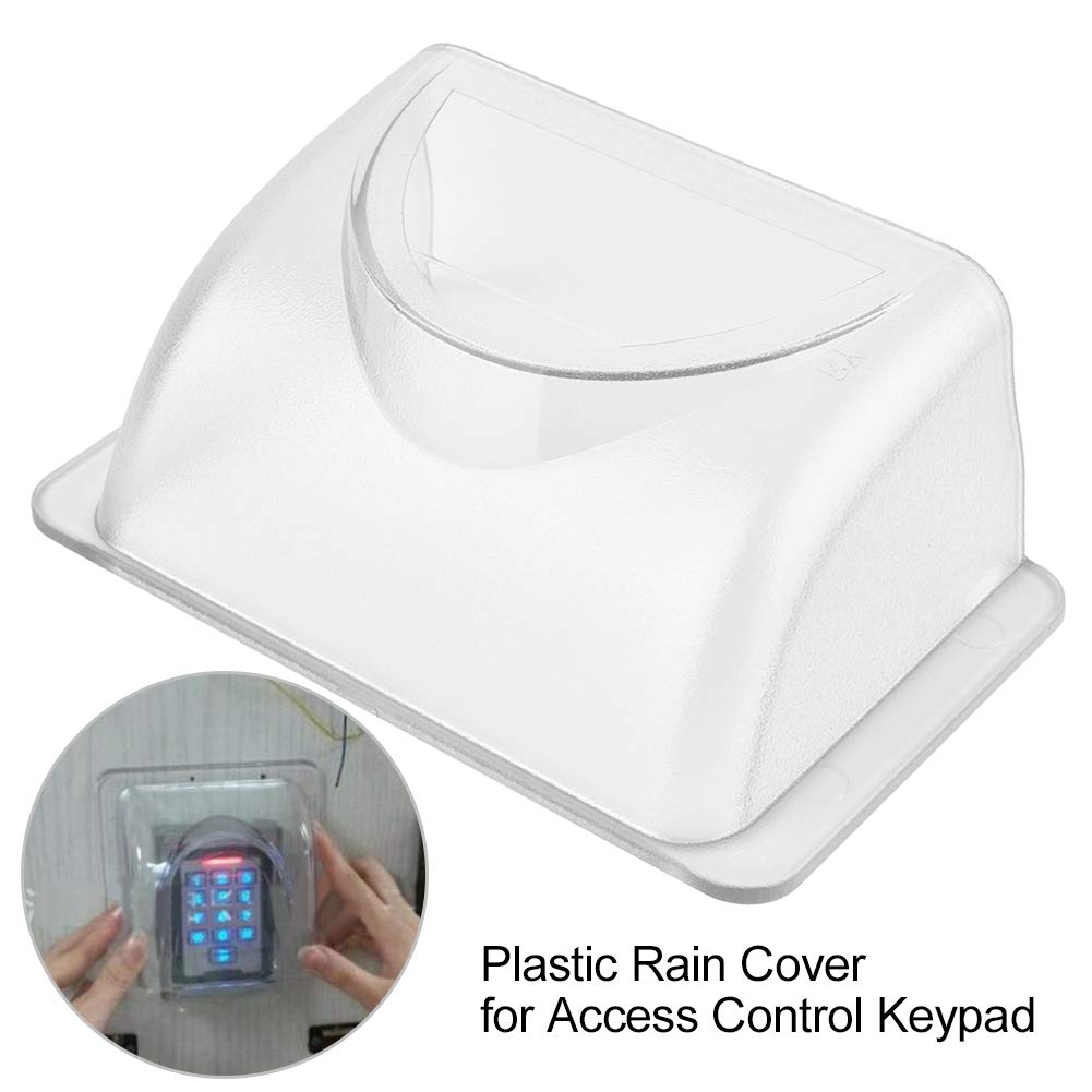Waterproof Plastic Rain Cover for Door Access Control Keypad - Outdoor Protection