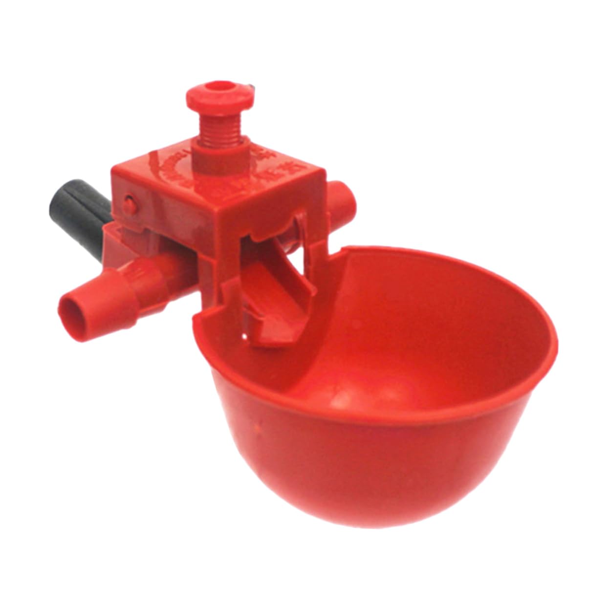Hemobllo 20pcs Stainless Steel Automatic Poultry Waterer - Quail Coop Fountain, Goose & Pigeon Drinker Bowl for Bird Cage, Chicken Feeder - Durable Red Drinking Cups for Homing Pigeons | Perfect for Backyard Poultry Farming & Bird Keeping