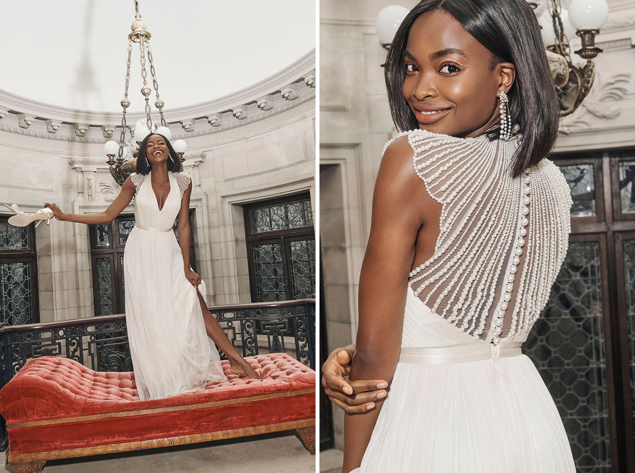 BHLDN Catherine Deane Kellyn Wedding Gown - Elegant Lace Bridal Dress for Bride, Perfect for Beach, Garden & Church Ceremonies