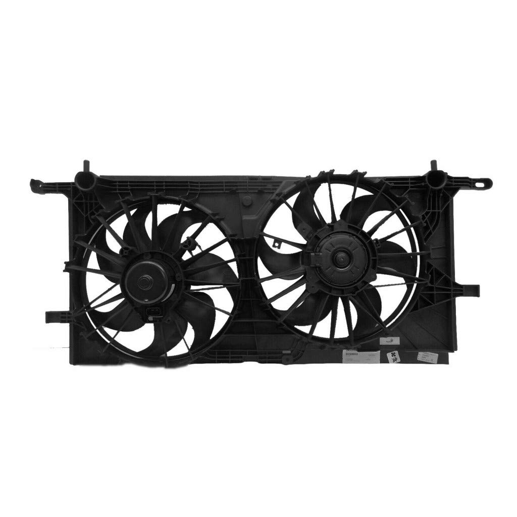 Pontiac Montana AC Radiator Fan Assembly Replacement for 2001-2005 Models - Compatible with GM3115136, M:R:10427858, L:10427837, B:R:10427836 - Perfect for Cooling System Repairs & Maintenance