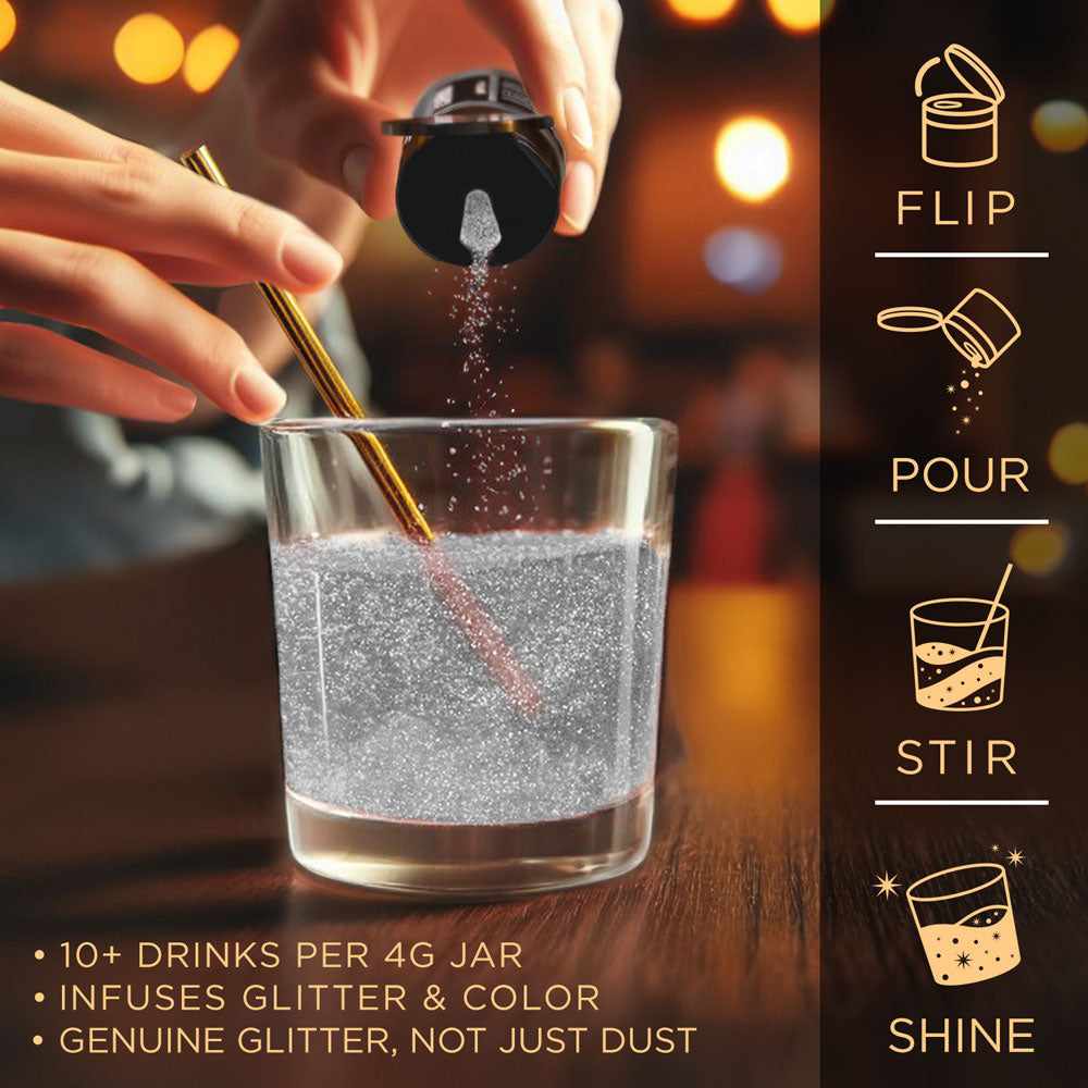 Christmas Glitter Brew Combo Pack B (4 PC Set) - DIY Holiday Slime & Craft Kit for Kids, Party Favors & Festive Decorations