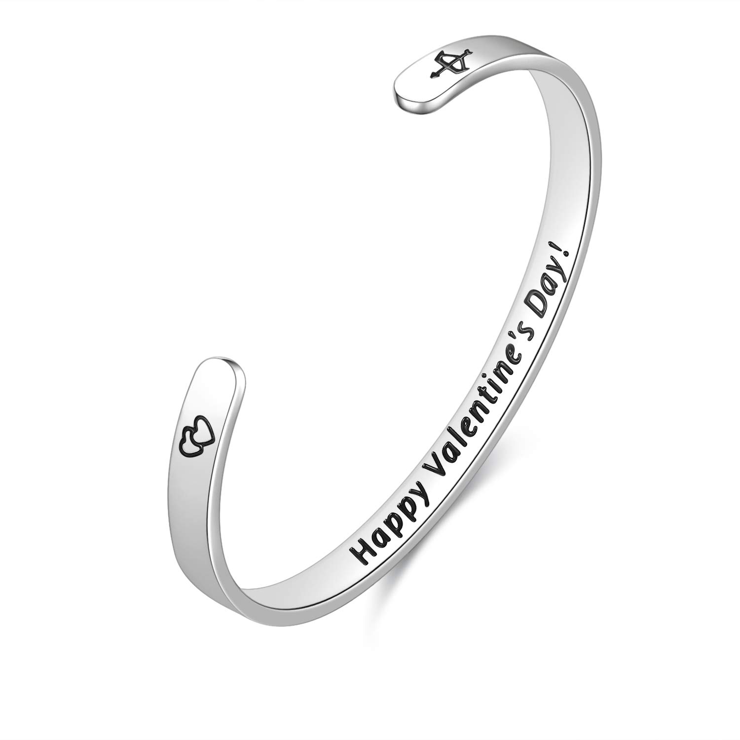Fodizi Inspirational Bracelets for Women & Men - Keep Going Engraved Cuff Bangle for Mom, Girl, Boys - Personalized Motivational Gift Jewelry for Daily Wear, Work, Yoga & Special Occasions