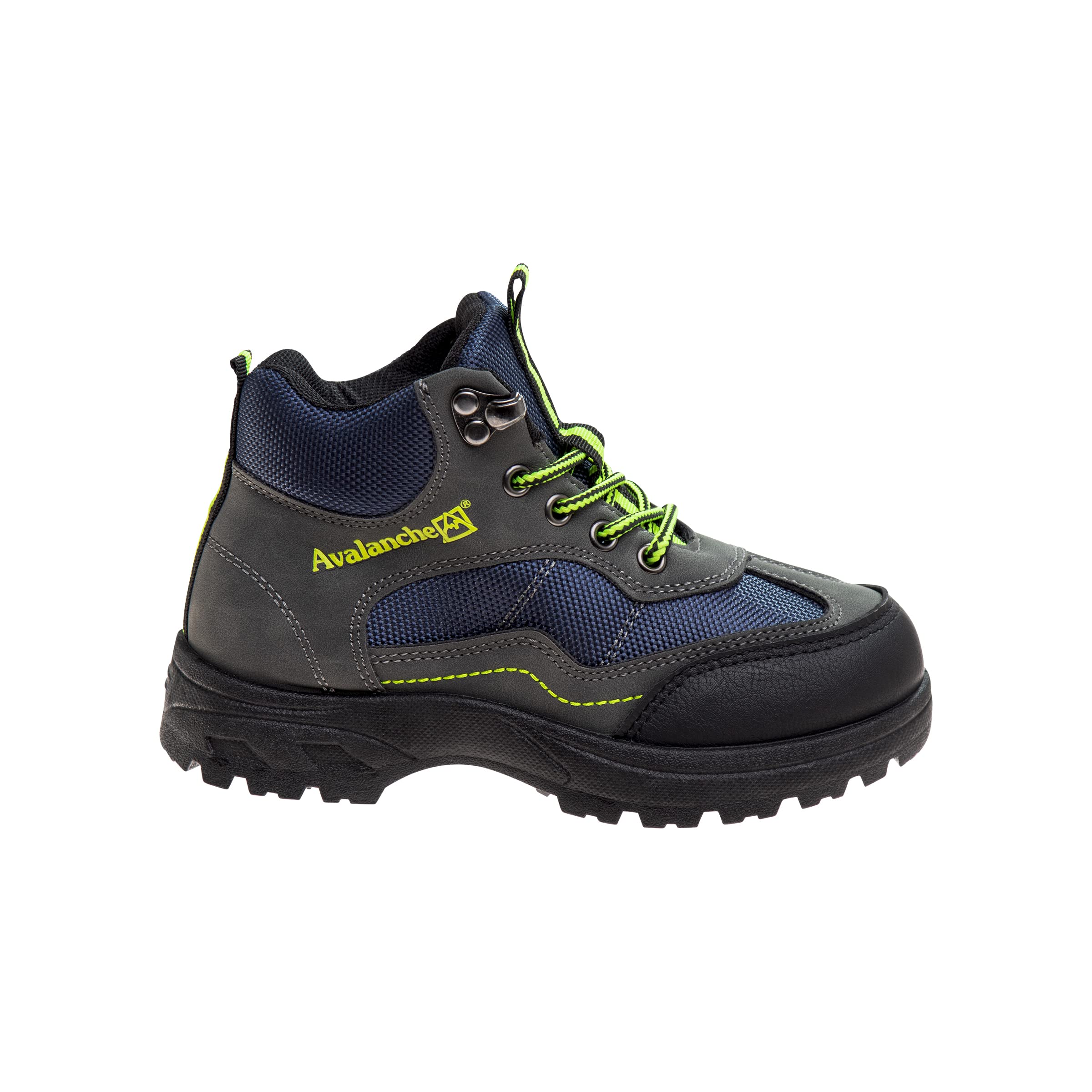 **Avalanche Kids Waterproof Hiking Boots - Comfortable Lace-Up Outdoor Work Boots for Boys & Girls - Perfect for Hiking, Camping, and Construction Play**