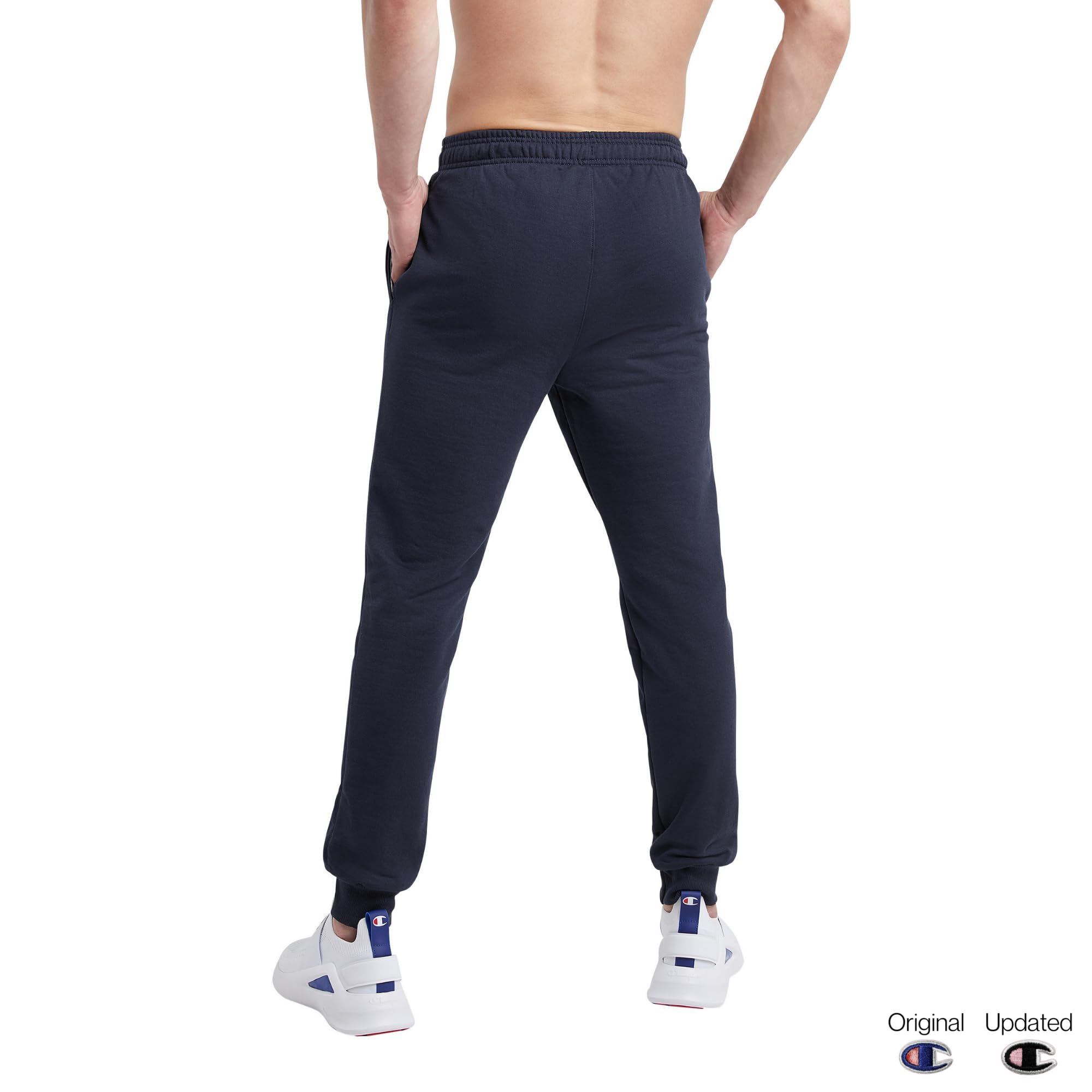 Champion Men's Powerblend Fleece Jogger Sweatpants - Comfortable Athletic Pants for Workout & Lounge (Regular & Big Tall Sizes) - Perfect for Gym, Running, Yoga and Casual Wear
