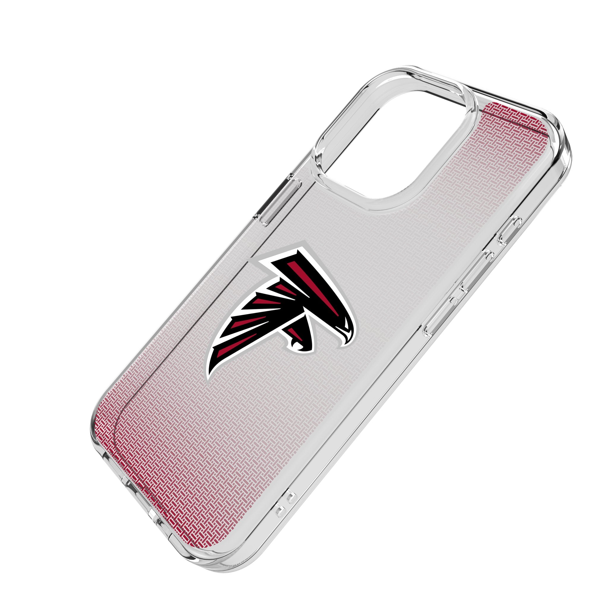 Atlanta Falcons Clear Linen Phone Case for Apple iPhone - Durable & Stylish Protection for Everyday Use, Sports Events, and Falcons Fan Showcase