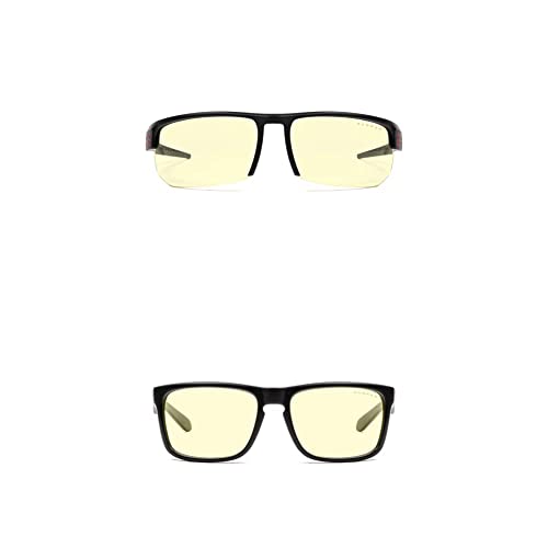 Gunnar Gaming Glasses with Blue Light Blocking - Torpedo/Onyx Style, 65% Blue Light & 100% UV Protection for PC Gaming, Work & Screen Time Relief