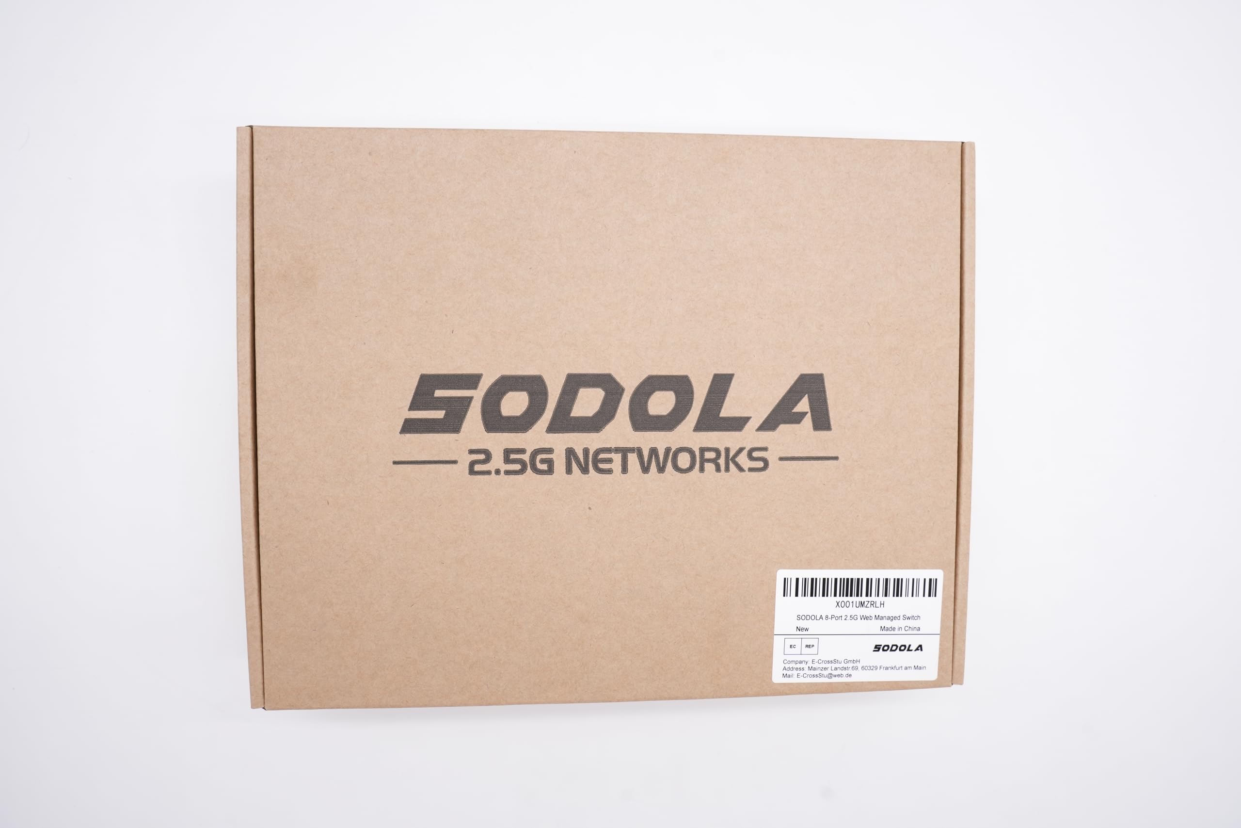 SODOLA 9-Port 2.5G Smart Managed Ethernet Switch with 10G SFP Slot - 8 x 2.5G Base-T Ports, Static Aggregation, QoS, VLAN, IGMP Support - Fanless Metal Design for Home Office & Small Business Networks