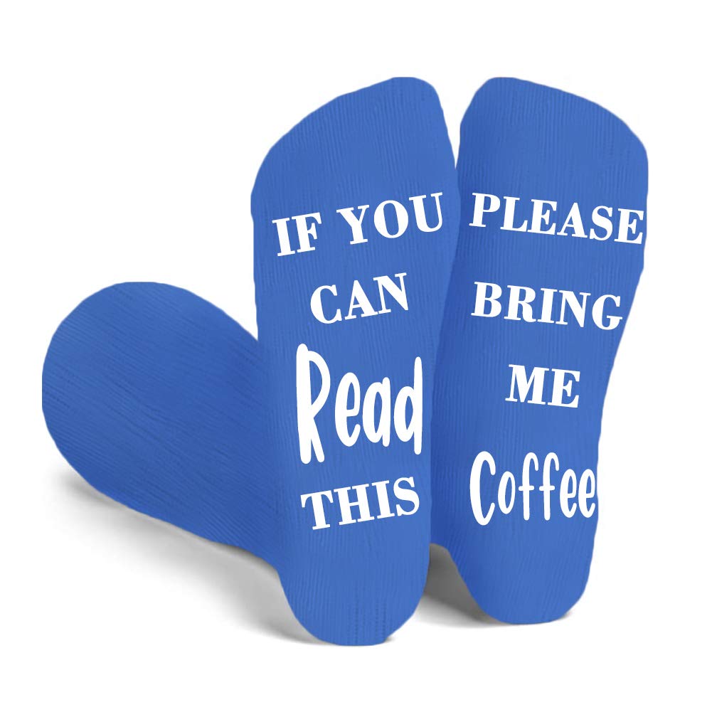 Personalized Funny Socks for Men & Women - Custom Text Novelty Socks with 'If You Can Read This' Design | Perfect Gift for Birthdays, Christmas & Casual Wear