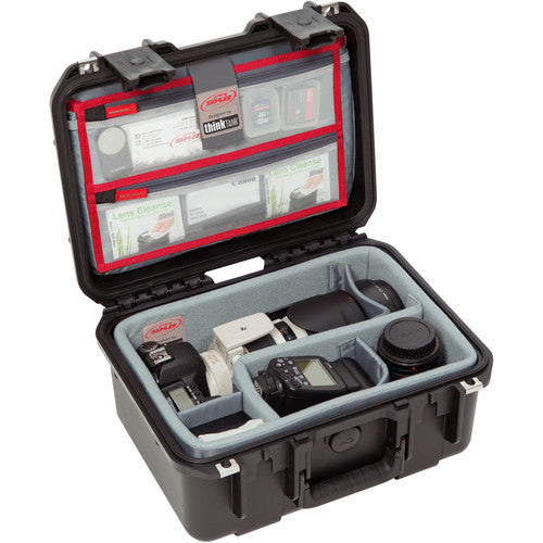 SKB iSeries 1309 6 Case with Think Tank Photo Dividers & Lid Organizer - Professional Camera Gear Storage for Travel & Studio Photography