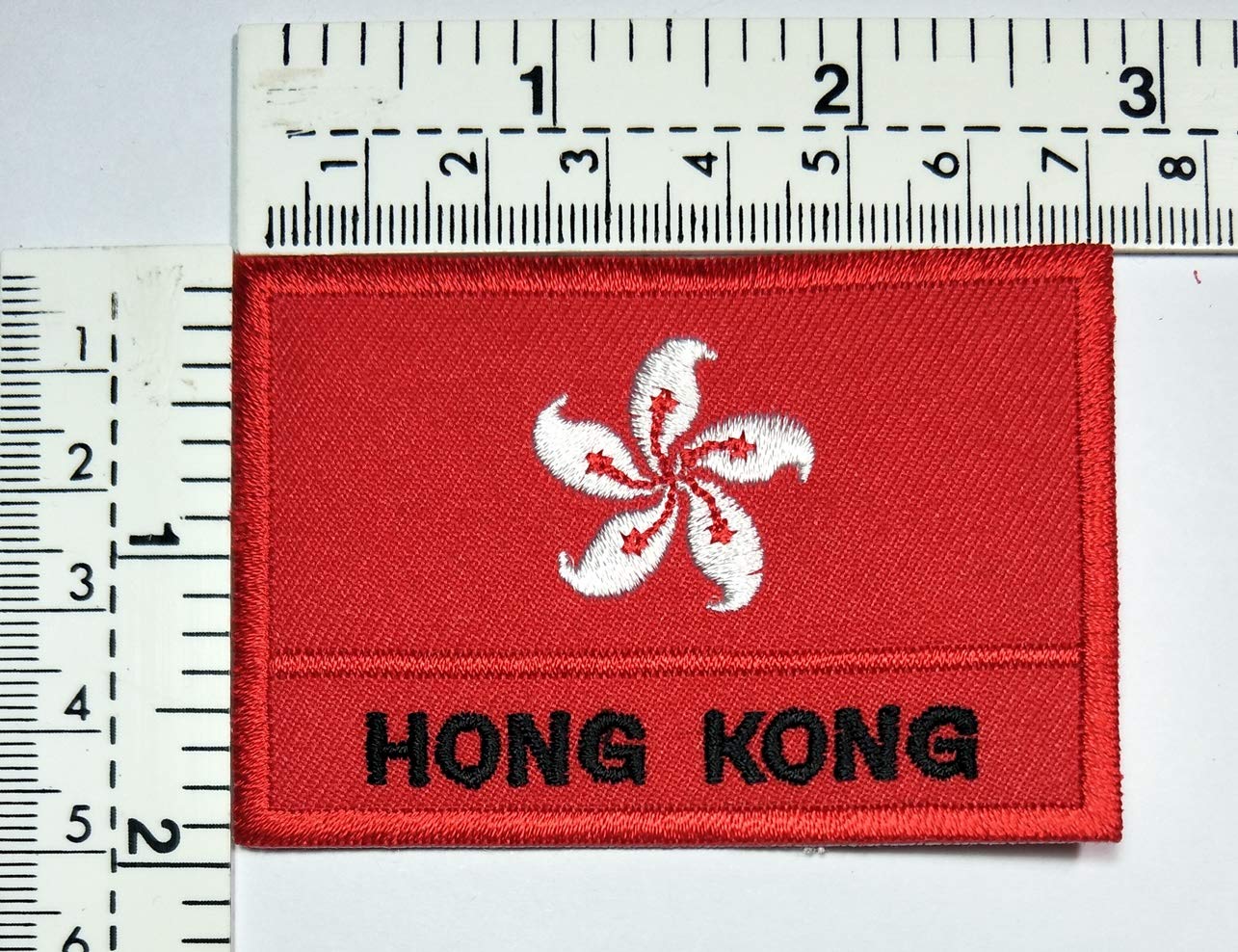 Hong Kong Flag Iron On & Sew On Patch - National Emblem for Military Uniforms, Jackets, Jeans, Caps & Backpacks (13 Pack) - Perfect for DIY Clothing Customization, Patriotic Events & Fashion Accessories