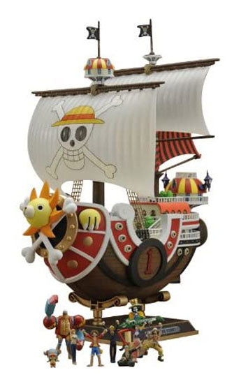 Bandai One Piece Thousand Sunny New World Ver. Model Kit - Pirate Ship Building Set for Anime Fans & Collectors - Perfect for Display, Gifts & DIY Projects
