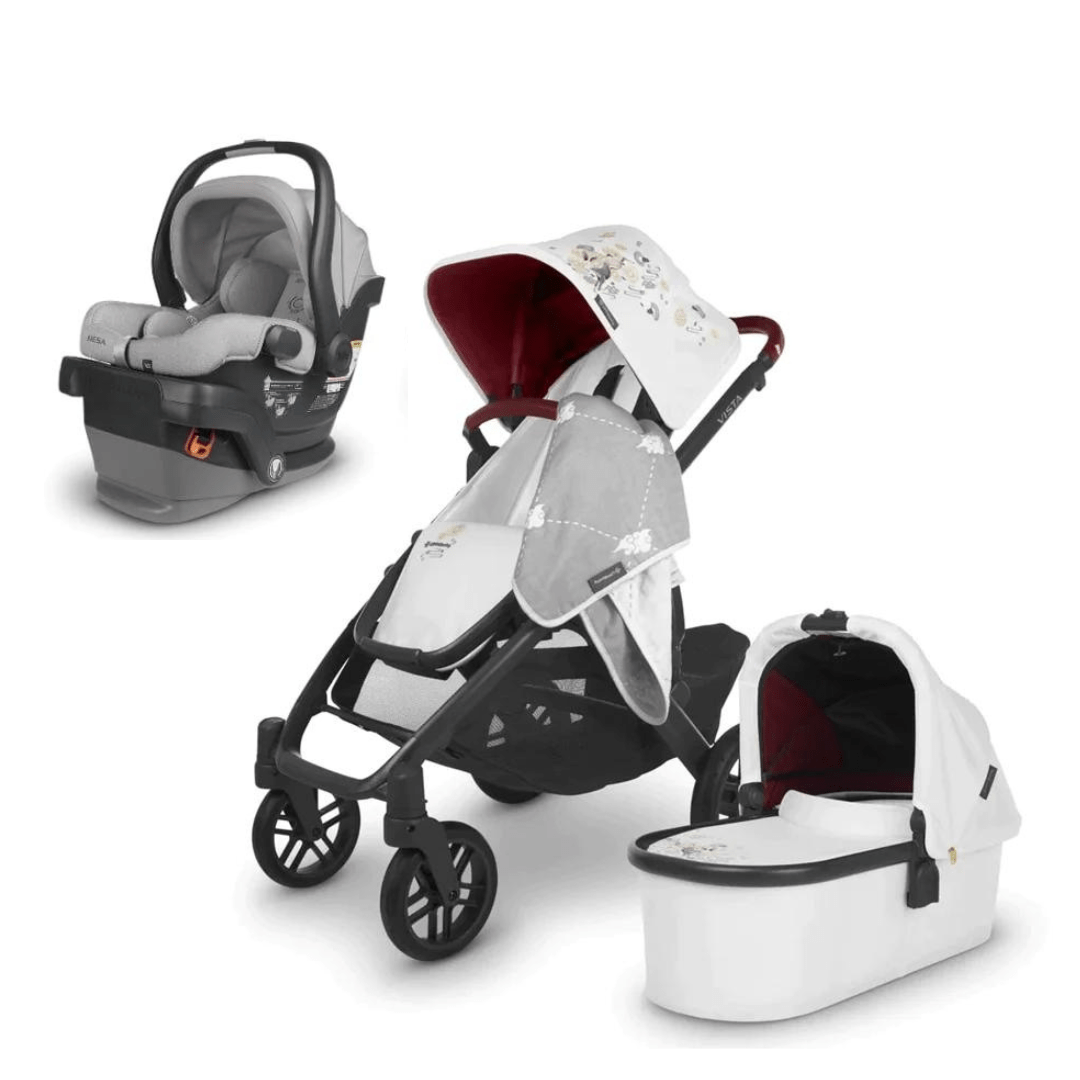 UPPAbaby VISTA V2 Stroller with MESA V2 Infant Car Seat Travel System - Lightweight, Adjustable & Safe Baby Stroller for Newborns to Toddlers - Perfect for City Walks, Shopping & Family Outings