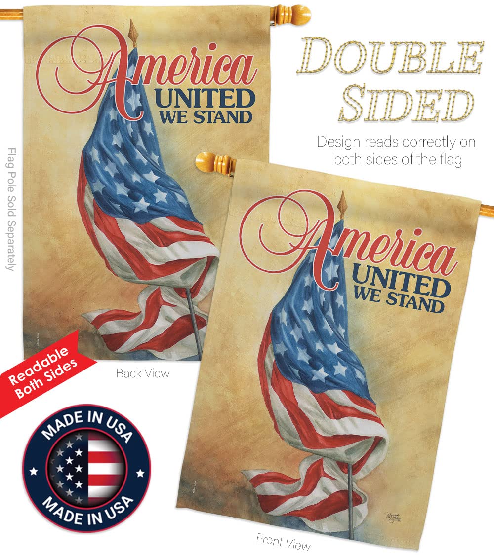 Patriotic Vertical Flags Set - 28