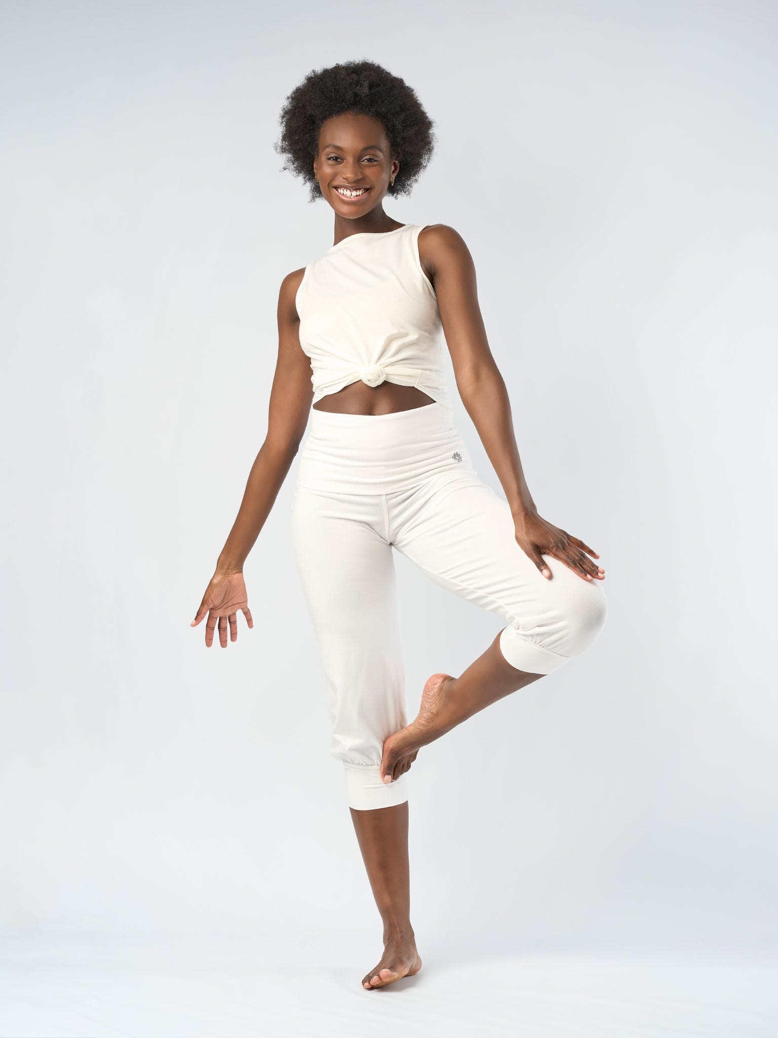 Gossypium Freedom Yoga Vest - Natural Cotton Women's Workout Top for Yoga, Pilates & Gym - Breathable & Comfortable Activewear
