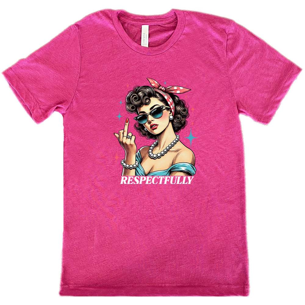 Unisex Middle Finger Graphic Tee - Funny Sarcastic T-Shirt for Men & Women - Perfect for Casual Wear, Parties & Protest Outfits