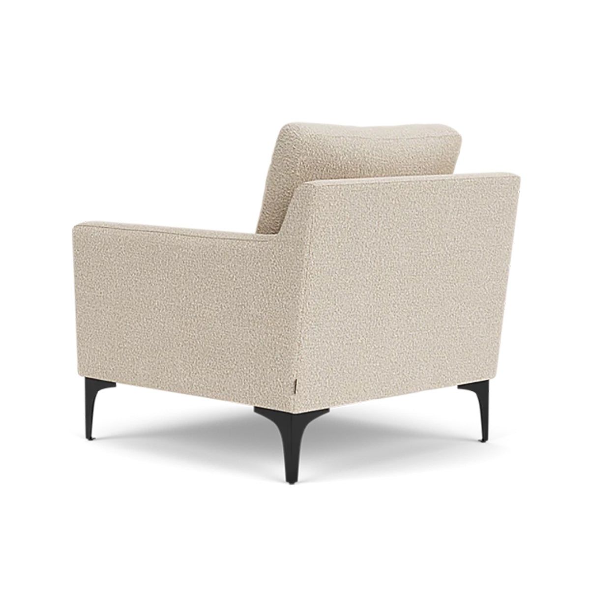 Astha Boucle Armchair - Modern Velvet Accent Chair for Living Room, Bedroom & Office - Soft Upholstered Lounge Chair with Solid Wood Legs - Stylish Home Decor for Cozy Reading Nook & Relaxation