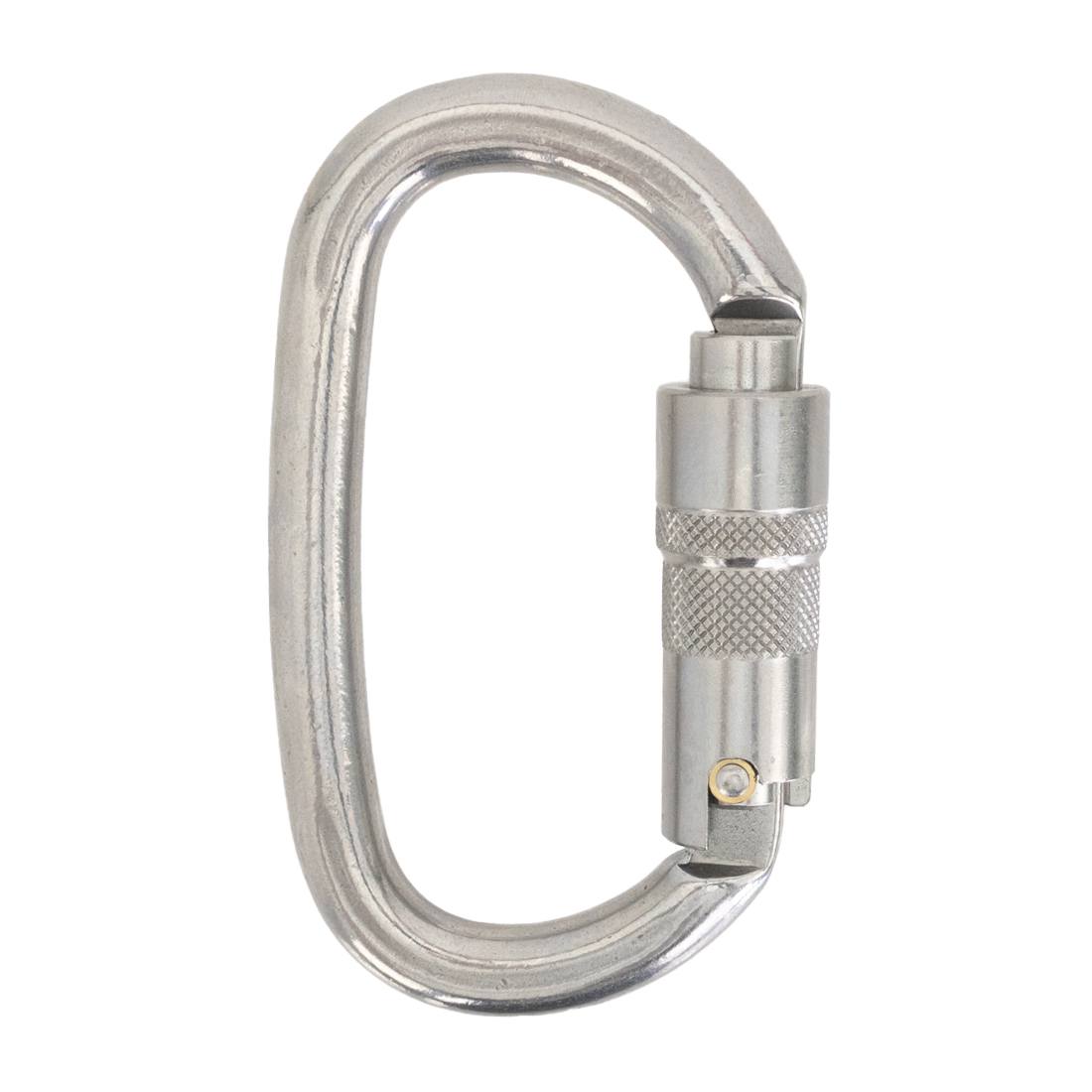 KONG Inox Oval Carabiner Clip - ANSI Certified Stainless Steel Climbing Gear for Hiking, Camping & Outdoor Adventures