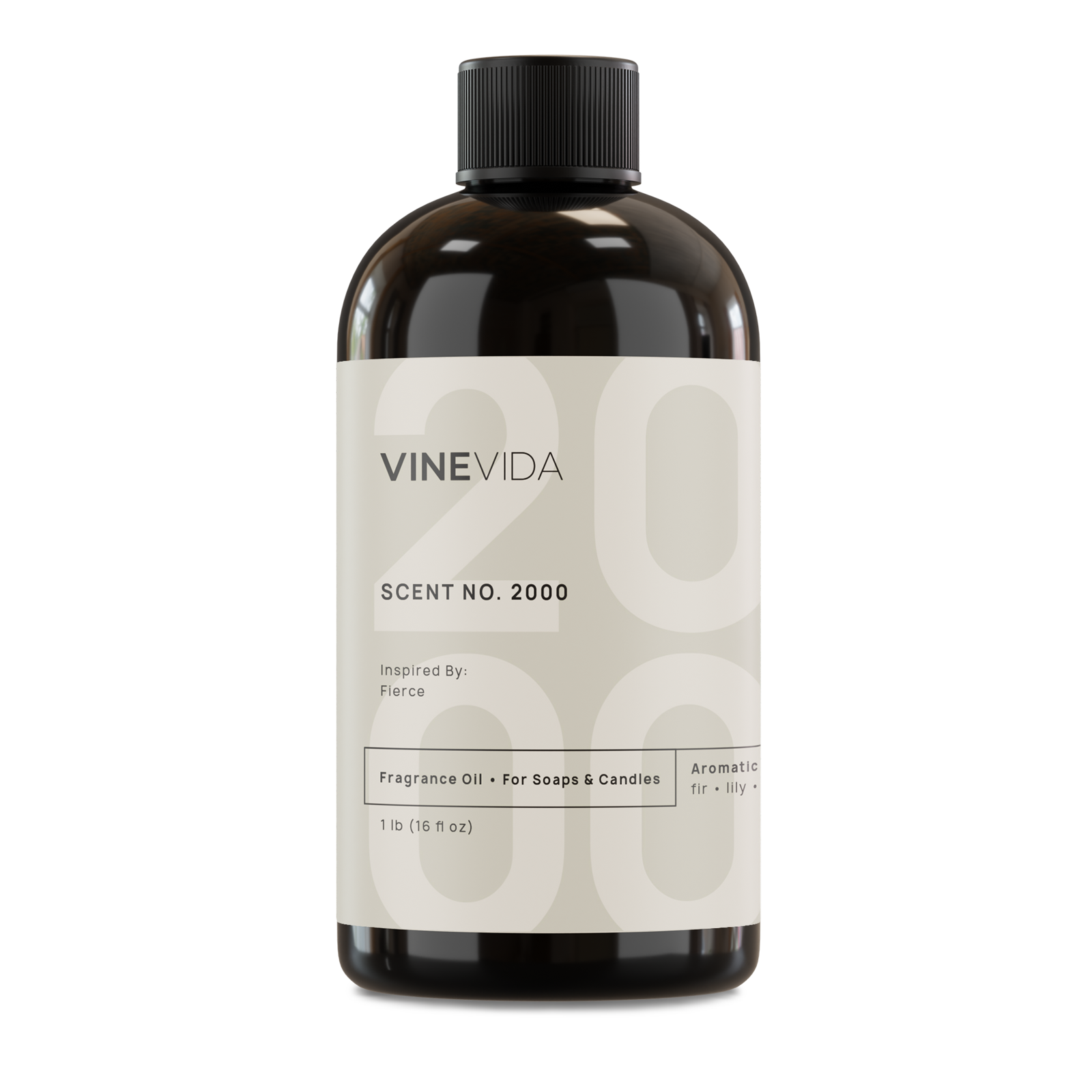 NO. 2000 Fragrance Oil for Soaps & Candles - Fierce by Abercrombie & Fitch Inspired Scent - Perfect for DIY Home Fragrance, Bath Products & Aromatherapy