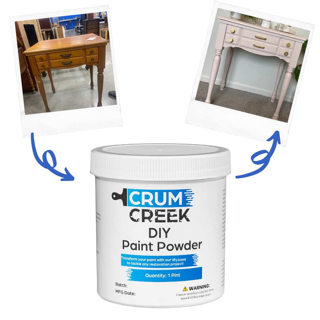 DIY Chalk Paint Powder Mix - 2 Gallons | Easily Blend with Any Paint for Smooth Finish | Perfect for Furniture, Walls & Home Decor Projects