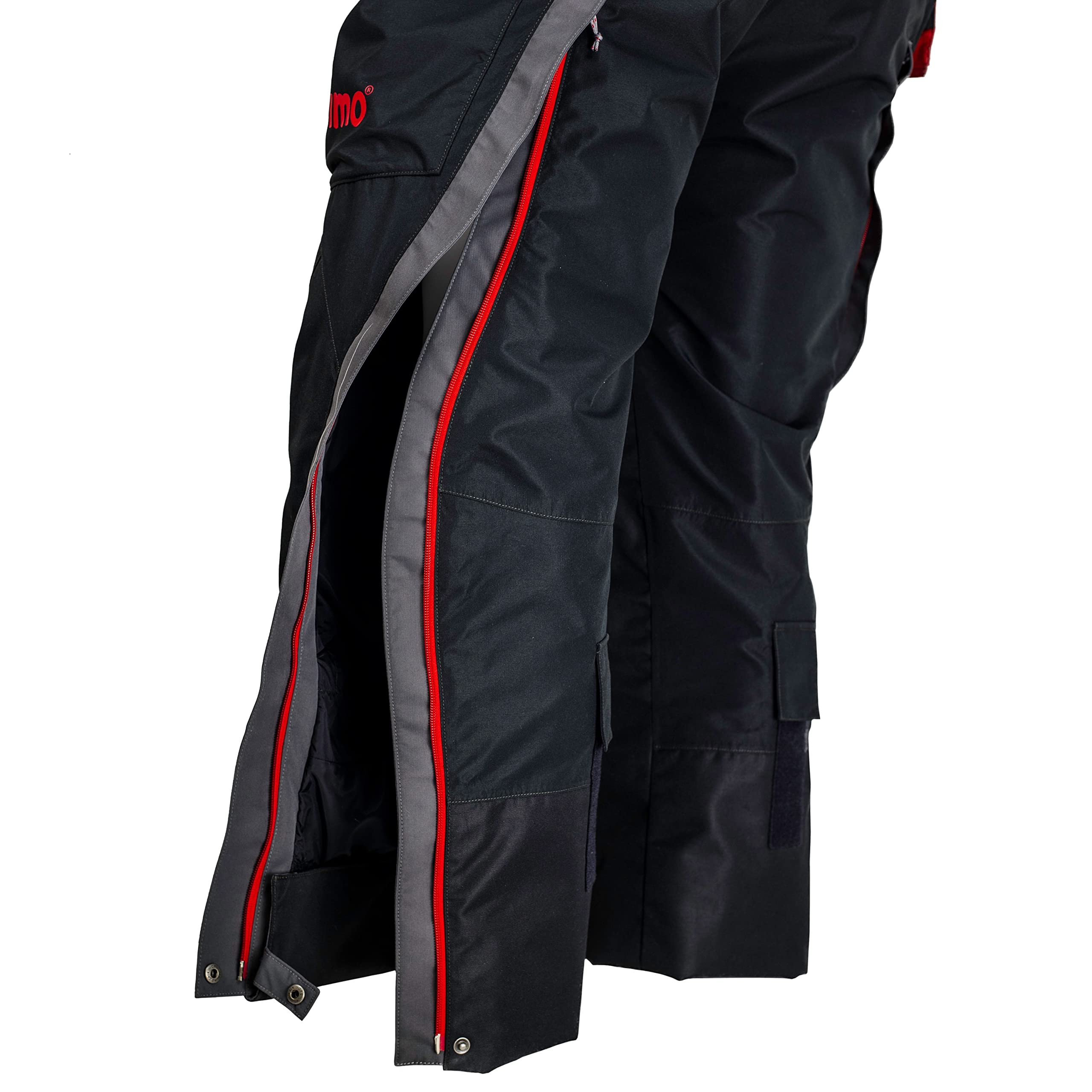 Eskimo Men's Superior Insulated Snow Bib Overalls - Waterproof Winter Work Pants for Cold Weather, Hunting & Snowmobiling - Black