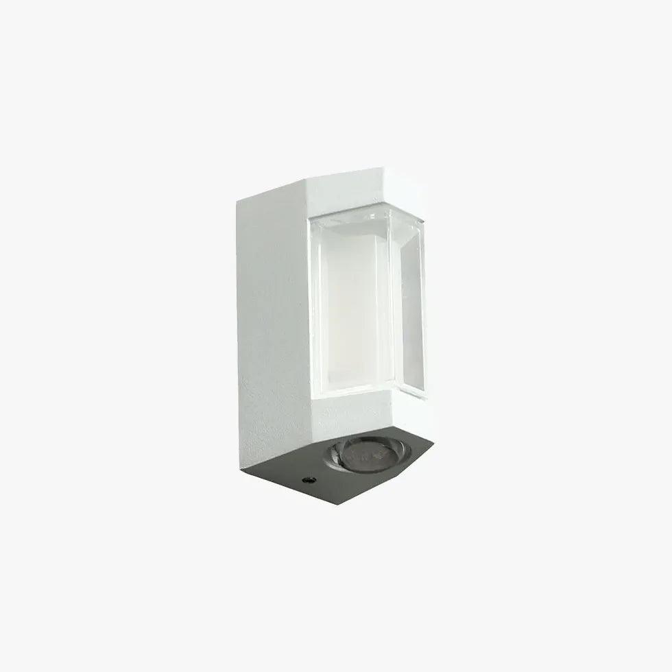 Energy Efficient White Outdoor LED Wall Light - Weatherproof & Durable for Porch, Garden, and Patio Lighting