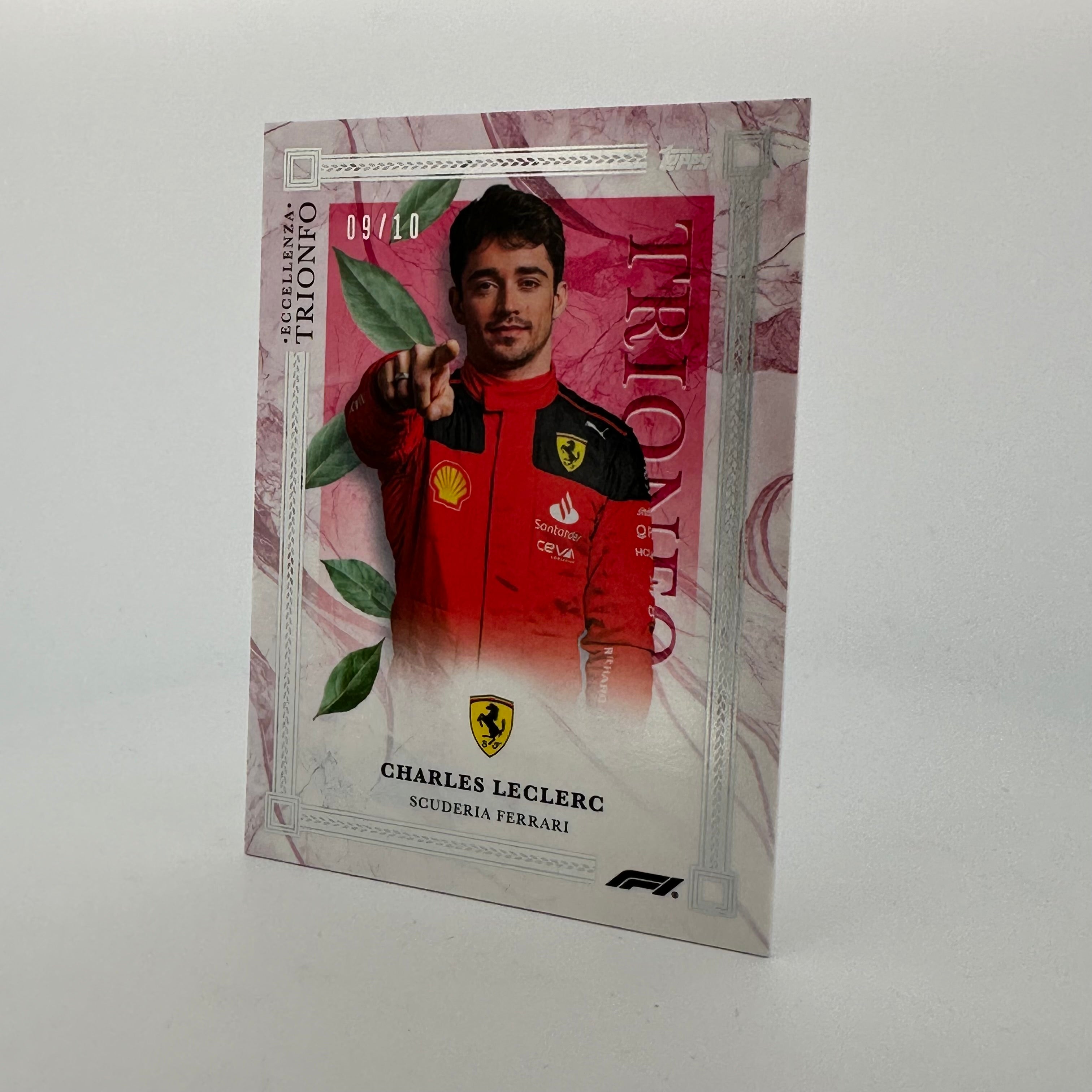 2023 Charles Leclerc Eccellenza Trionfo Red 09/10 - Premium Collectible F1 Racing Memorabilia for Display & Gifts