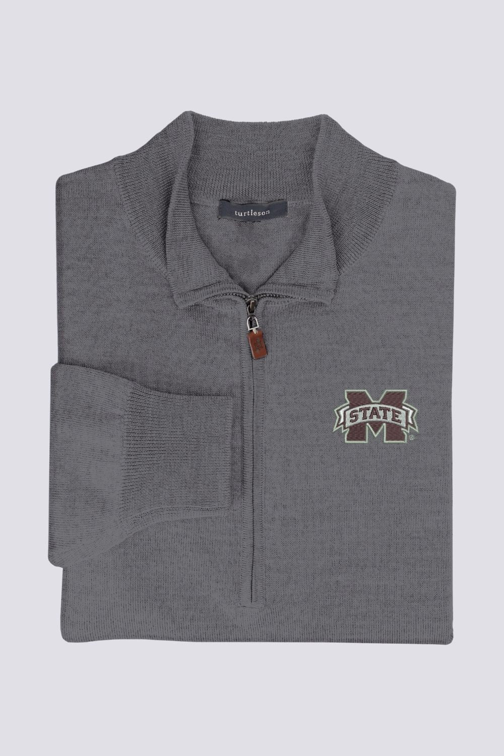 Mississippi State University Merino Wool Quarter Zip Sweater - Warm & Comfortable Pullover for Men & Women - Perfect for Outdoor Activities, Hiking, and Casual Wear