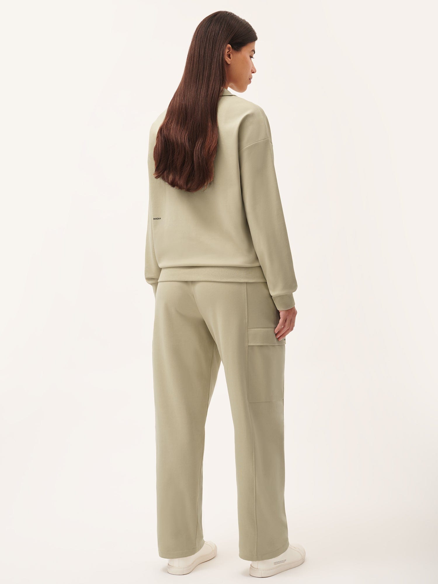 Women's DNA Double Jersey Cargo Pants - Maitake Beige | Comfortable Stretch Casual Pants for Everyday Wear, Work & Outdoor Activities