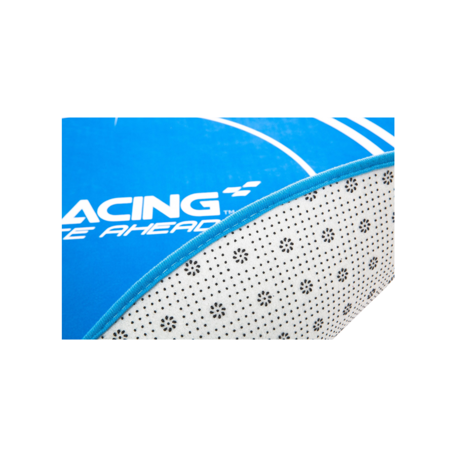 AK Racing Circular Chair Floor Mat - Non-Slip Office Chair Mat for Hardwood Floors, Blue - Perfect for Gaming, Home & Office Workspaces