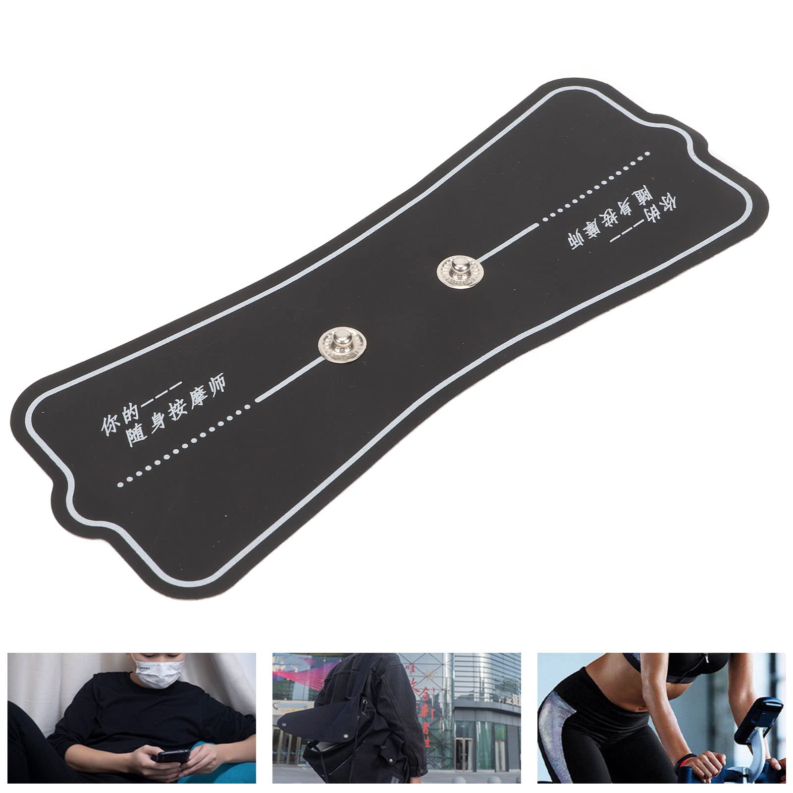 3 Pack Replacement Pads for Electric Massagers - Self-Adhesive Therapy Pads for Neck & Shoulder Pain Relief - Low Impedance Electrode Pads for Cervical Massage - Perfect for Home Use & Physical Therapy Sessions