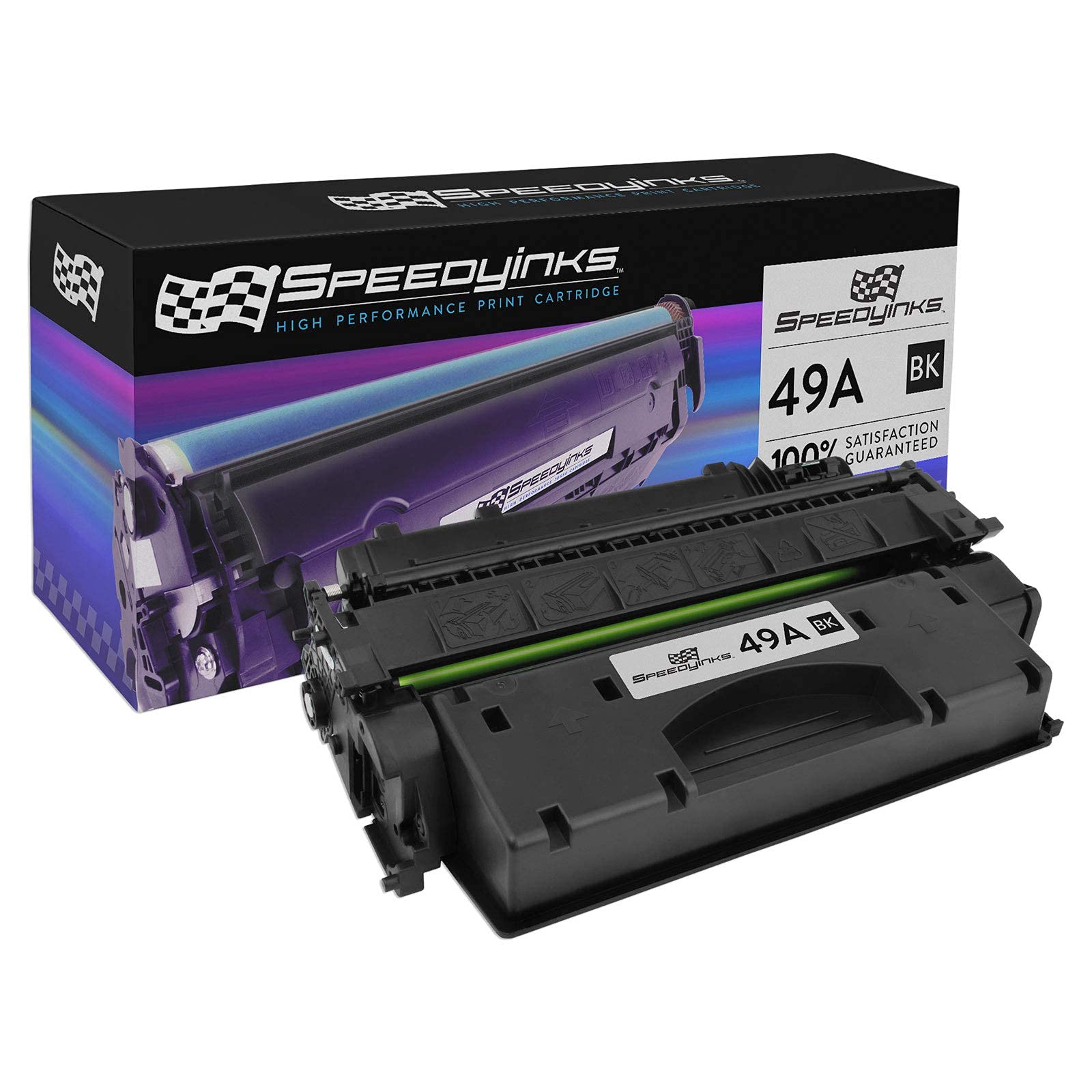 SPEEDYINKS Compatible HP 49A Black Toner Cartridge Replacement for HP LaserJet 1320/1320n/1320nw/1320t/1320tn/3390/3485 Printers - High Yield, Reliable Performance for Home & Office Printing