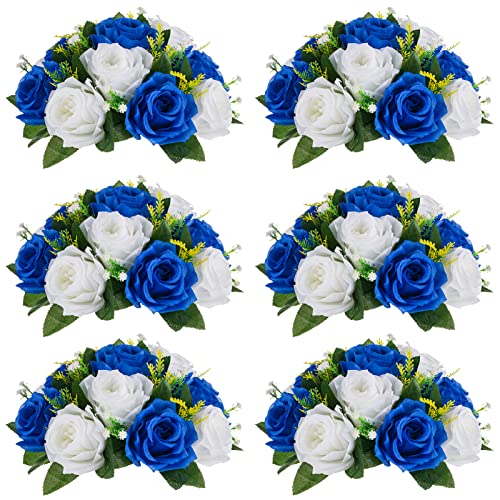 Royal Blue & White