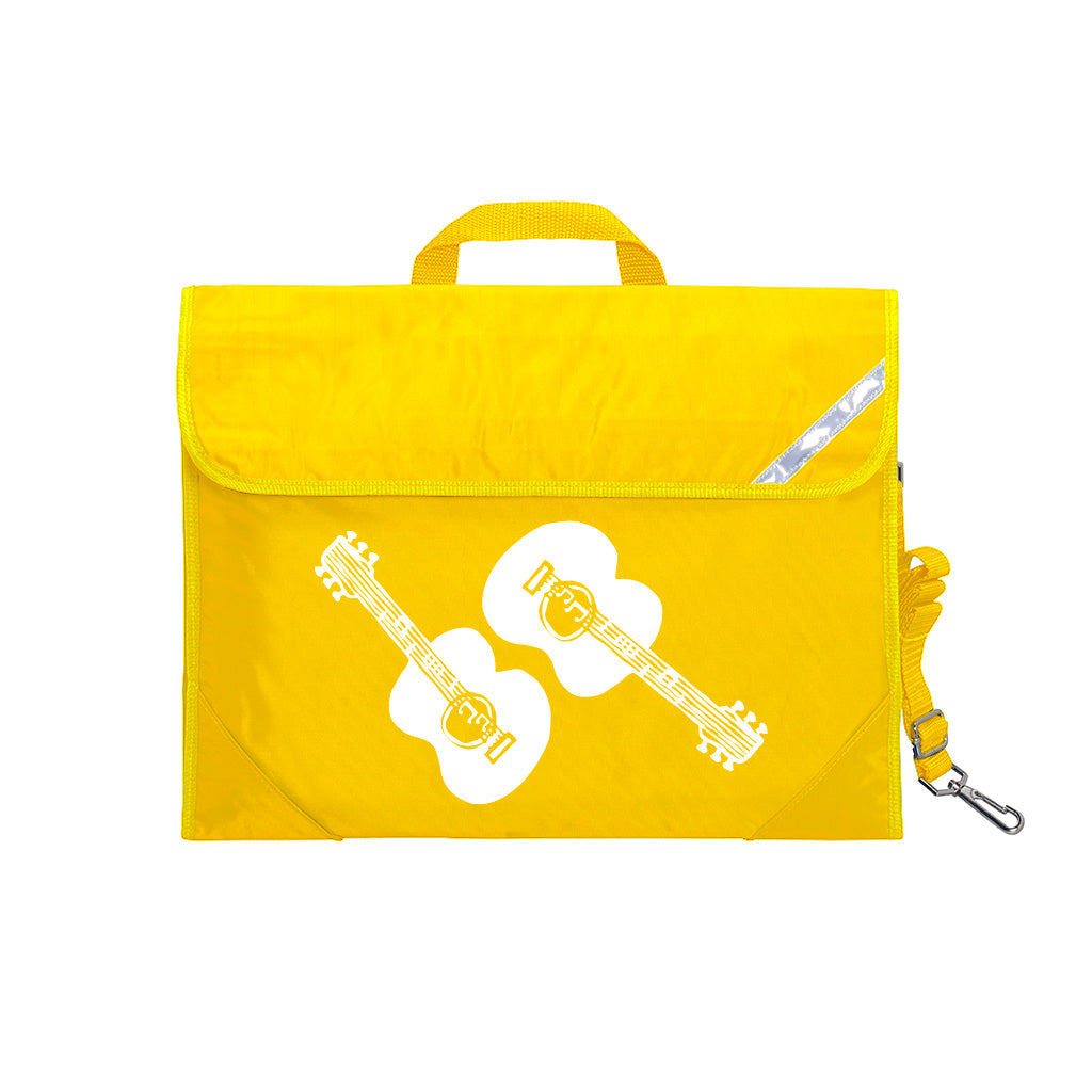 Quartet Guitar Music Bag - Durable & Lightweight Gig Bag for Acoustic & Electric Guitars - Perfect for Band Practice, Concerts & Travel