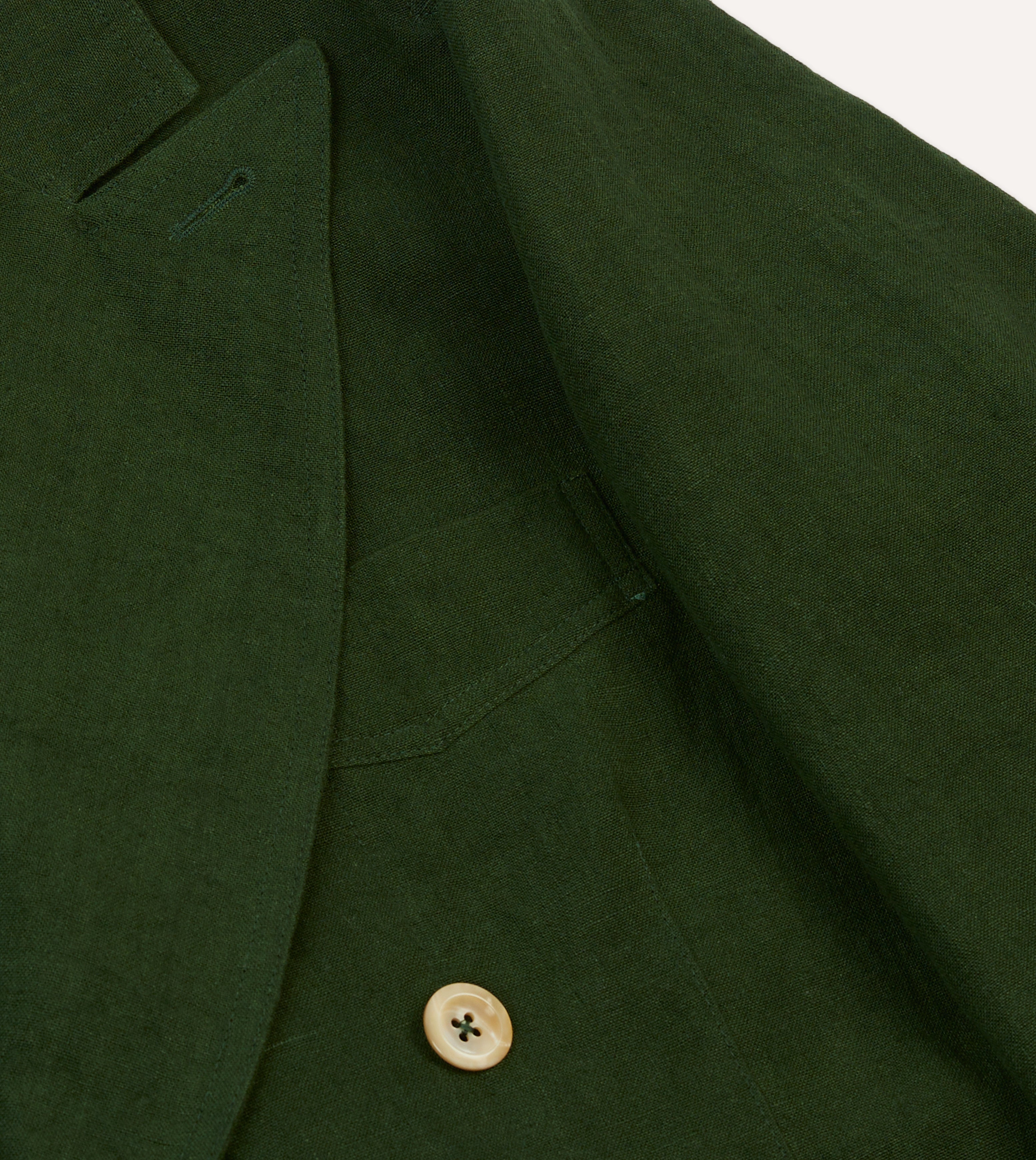 Green Linen Games Blazer Mk. III - Premium Men's Casual Jacket for Gaming & Lounge Wear | Comfortable & Stylish Outerwear for PC Gaming, Esports & Relaxing at Home