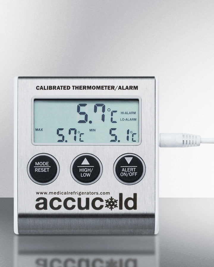 Accucold Temperature Alarm Kit - Wireless Freezer & Refrigerator Alarm with High/Low Alerts for Home, Restaurant & Lab Use