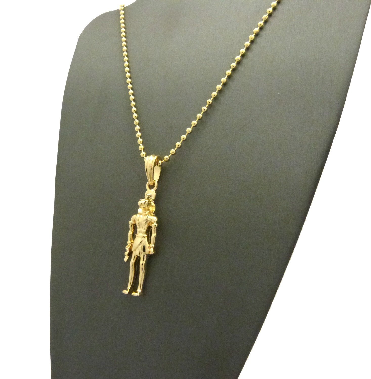 Fashion 21 Micro Egyptian Plain Horus Pendant 2mm 24