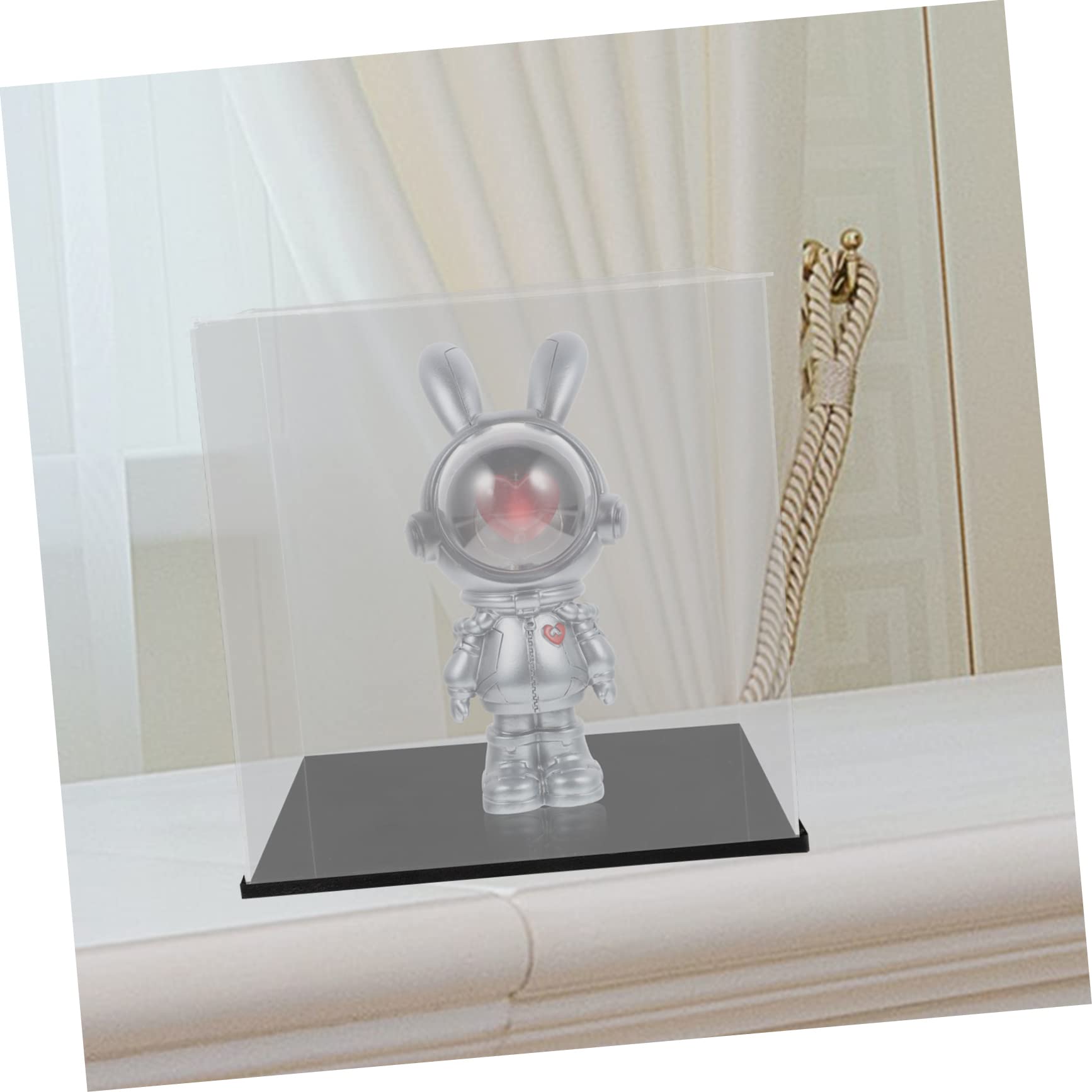 BESPORTBLE Acrylic Basketball Display Case - Clear Box Toy Holder & Storage Stand for Home Decor, Sports Collectibles, and Kids Room Organization