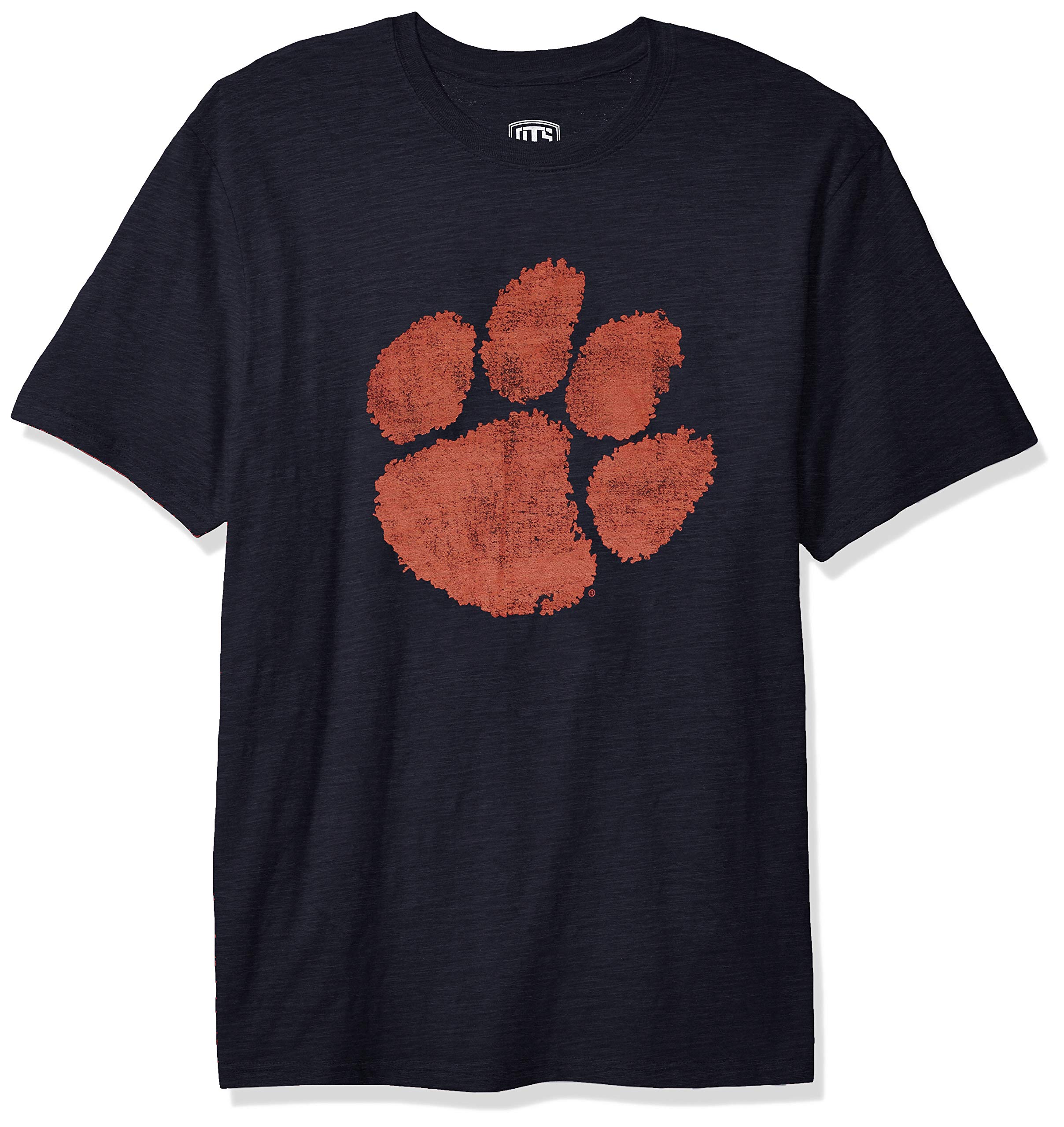 NCAA Men's Oversized Slub Tee - Comfortable Vintage College T-Shirt for Casual Wear, Sports Events & Fan Gear