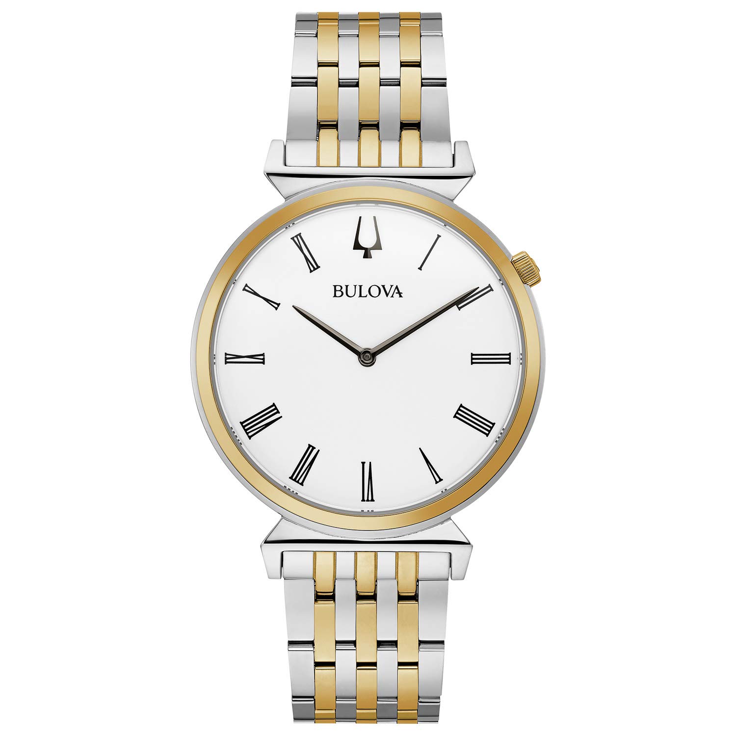 Bulova Men's Classic Regatta Stainless Steel Bracelet Watch - Waterproof Chronograph for Business, Casual & Outdoor Activities