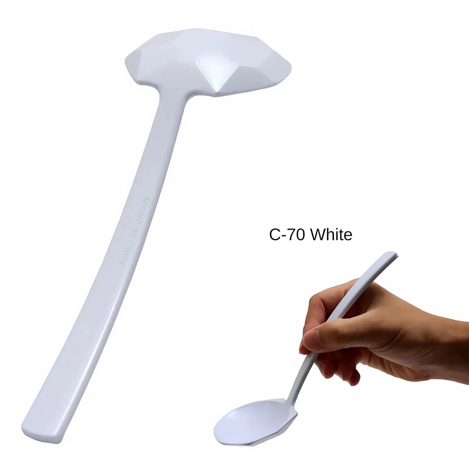 Entec Premium Melamine Ladle - Durable & Lightweight Serving Spoon for Kitchen, Camping, Picnics & Outdoor Dining (BPA-Free, Dishwasher Safe)