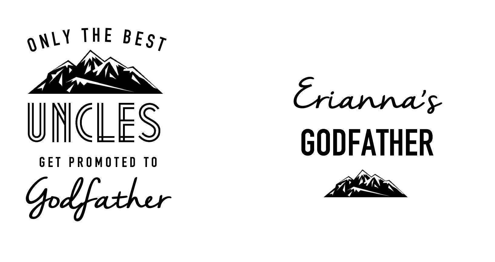 Personalized Godfather Gift Box - Custom Will You Be My Godfather Present - Perfect for Baptism, Christening & Special Occasions
