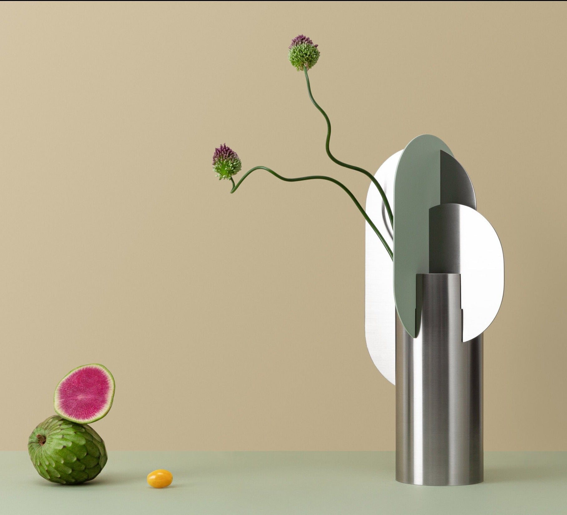 Noom Ekster Vase CS11 - Modern Ceramic Flower Vase for Home Decor, Wedding Centerpieces & Office Desk Decorations