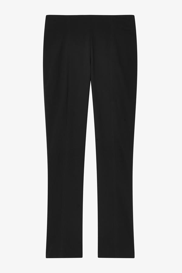 Foster Cigarette Pants for Women - High Waist PowerStretch Workout Leggings - Black - Perfect for Yoga, Running & Gym