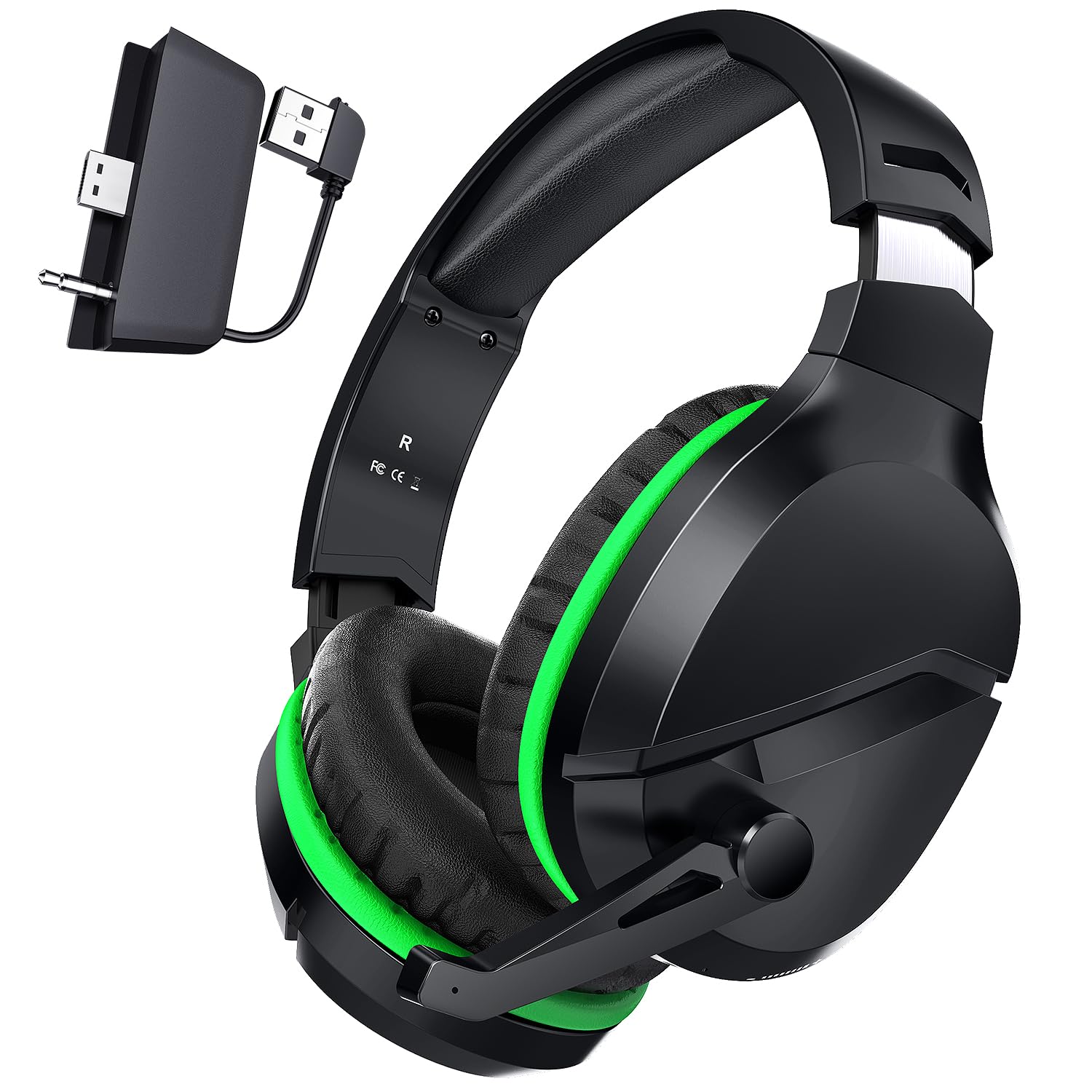 X3 Wireless Gaming Headset for Xbox Series X|S, Xbox One, PS5, PC, Mac, Nintendo Switch - Bluetooth Gaming Headphones with Noise Cancelling Mic, 60H Battery Life, Low Latency - Perfect for Gaming, Streaming & Online Chat