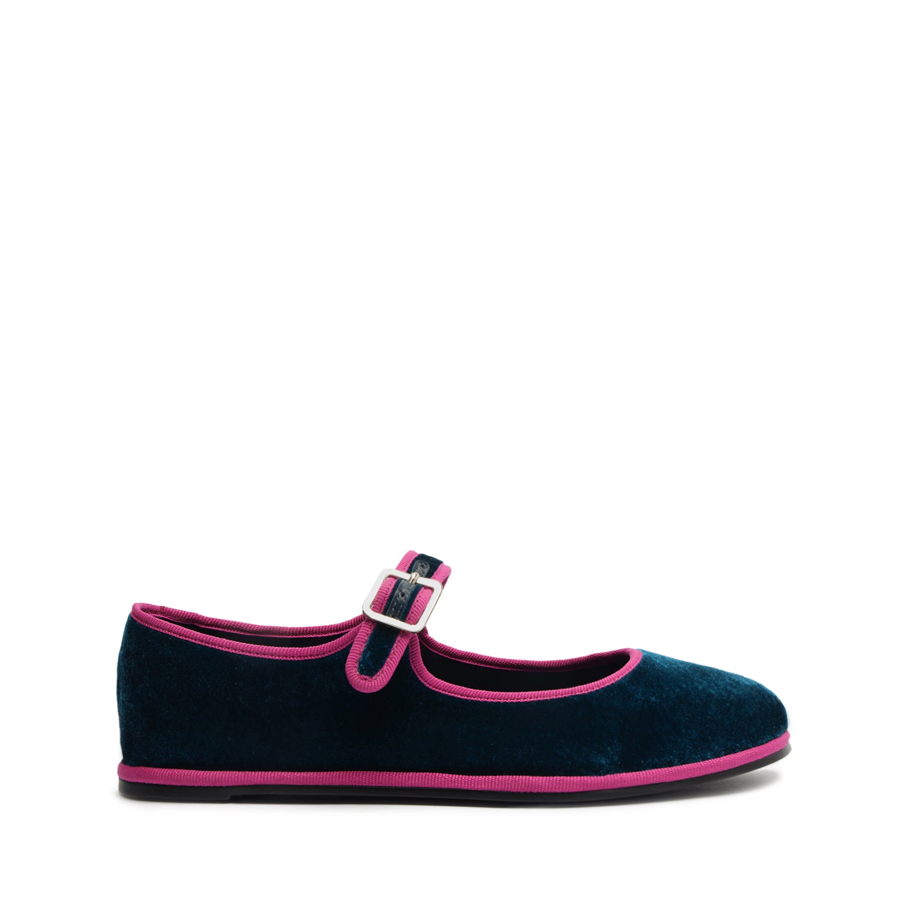 Clarissa Velvet Flat Shoes for Women - Comfortable Slip-On Loafers for Casual Wear, Office & Travel | Soft & Stylish Vegan Velvet Material