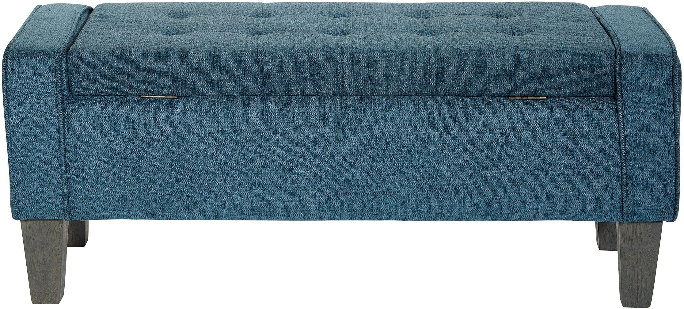 Office Star Baytown Storage Bench [SB562] - Stylish Entryway Organizer with Seat & Hidden Storage for Home, Office, or Mudroom