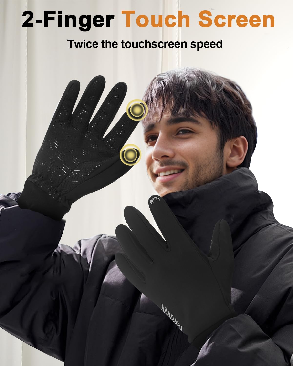 RIGWARL Waterproof Winter Gloves for Men & Women - Touchscreen Compatible, Cold Weather Protection for Outdoor Activities, Skiing, Snowboarding & Hiking