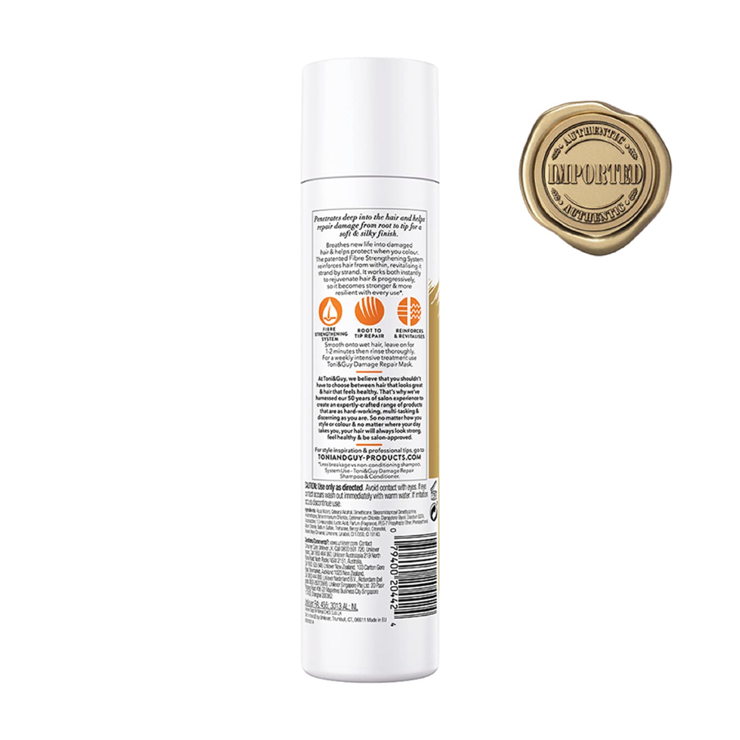 Toni&Guy Repairing Hair Conditioner for Damaged Hair - 8.5 oz | Deep Moisturizing Treatment for Dry, Brittle Hair | Salon-Quality Hair Care at Home