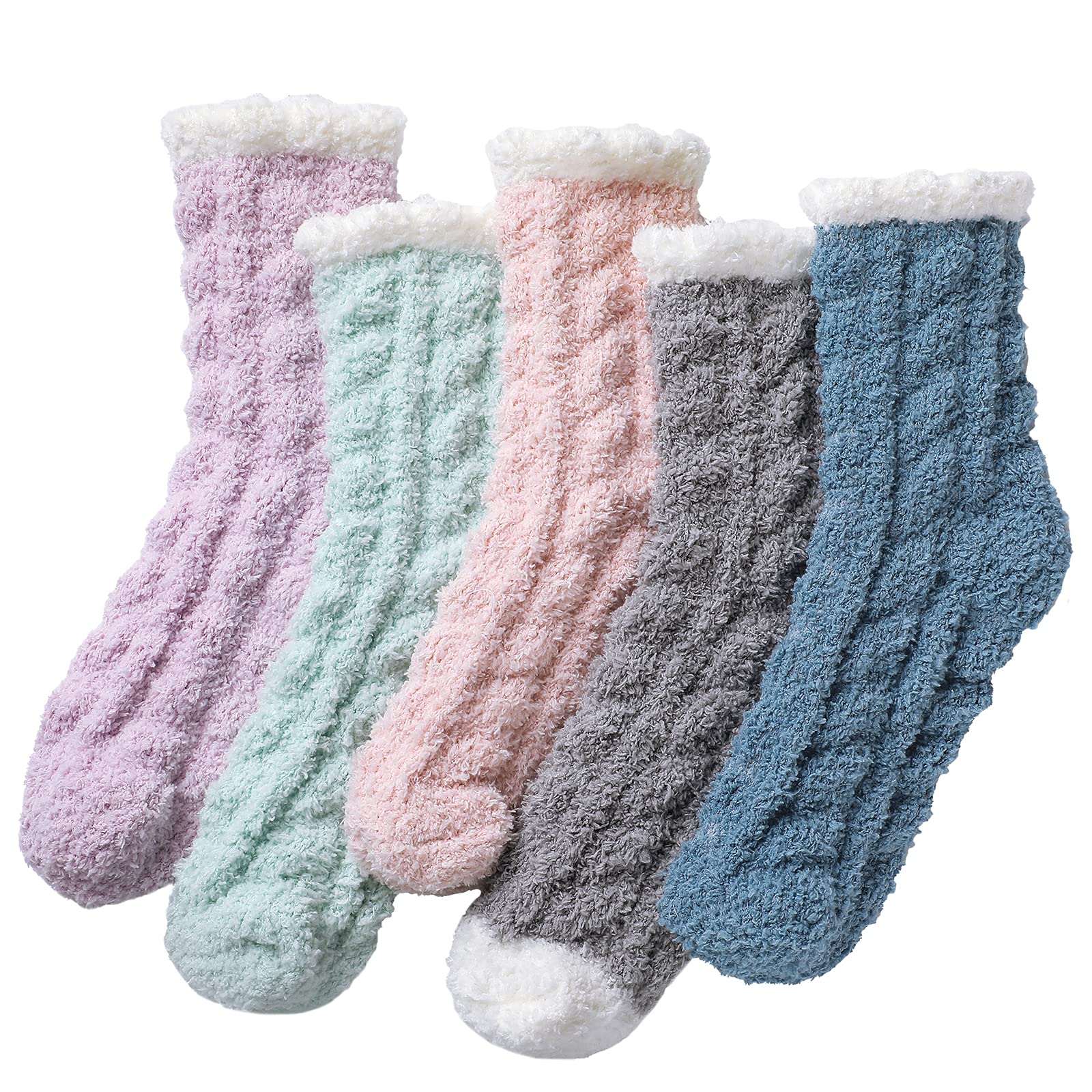 Ultra Soft Fuzzy Socks for Women - Cozy Winter Warm Slipper Socks | Perfect for Sleeping, Lounging & Home Comfort